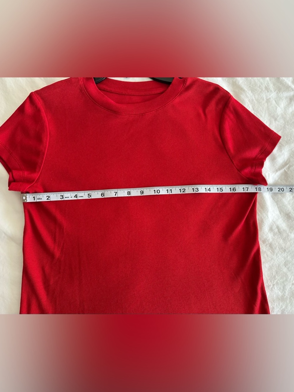 a new day Red Short Sleeve Crewneck Top Size XL - Picture 6 of 6